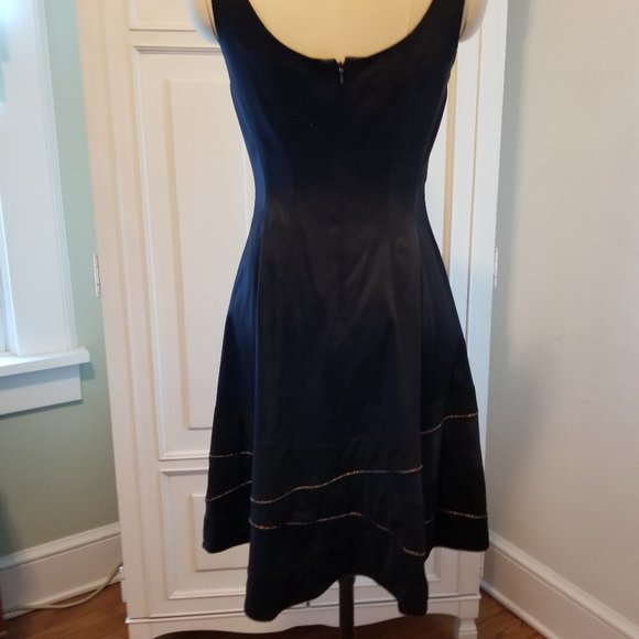 Nine West Black A Line Cocktail Dress. Size 4 - Picture 2 of 6